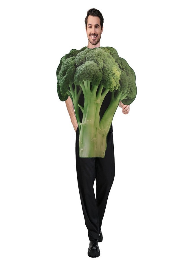PGOND Vegetable Couple: Spinach, Broccoli, Apple Core Costume Halloween Costume (Broccoli) - Image 4