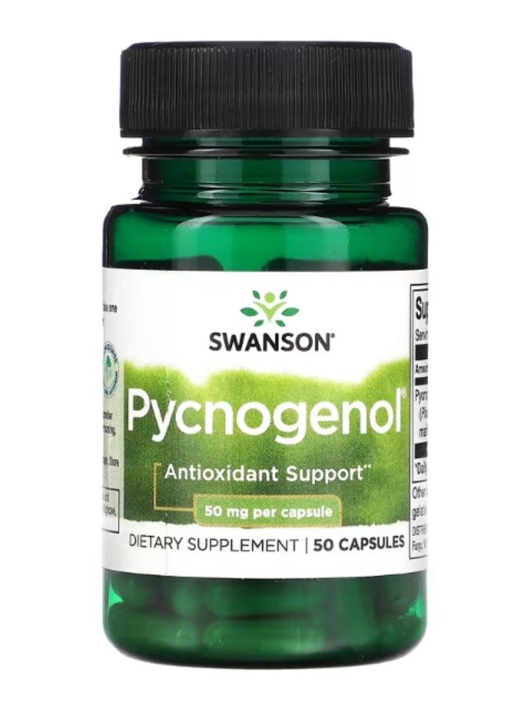 سوانسون، بيكنوغينول، 50 ملغ، 50 كبسولة