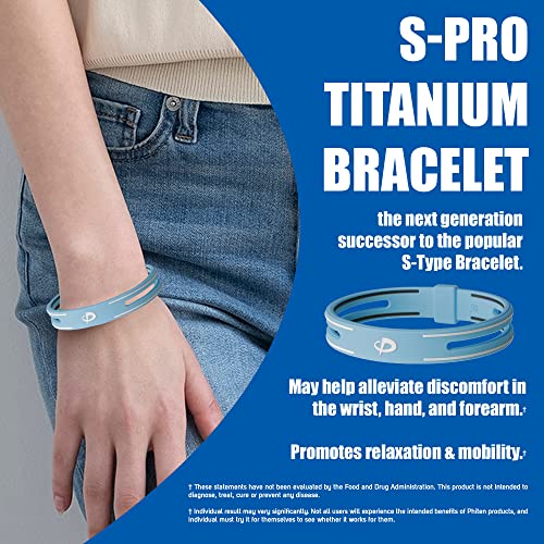 Phiten S-PRO Titanium Bracelet - Waterproof Sport Silicone Bracelet Wristband with Aqua-Titanium for Alternative Healing - Power Elastomer Zone with Micro Titanium Spheres - Pink, 6.75 Inch - Image 2