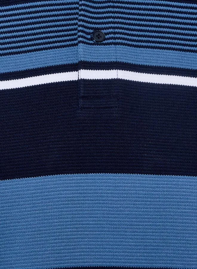 Splash FAV Basic Short Sleeves Striped Polo T-shirt