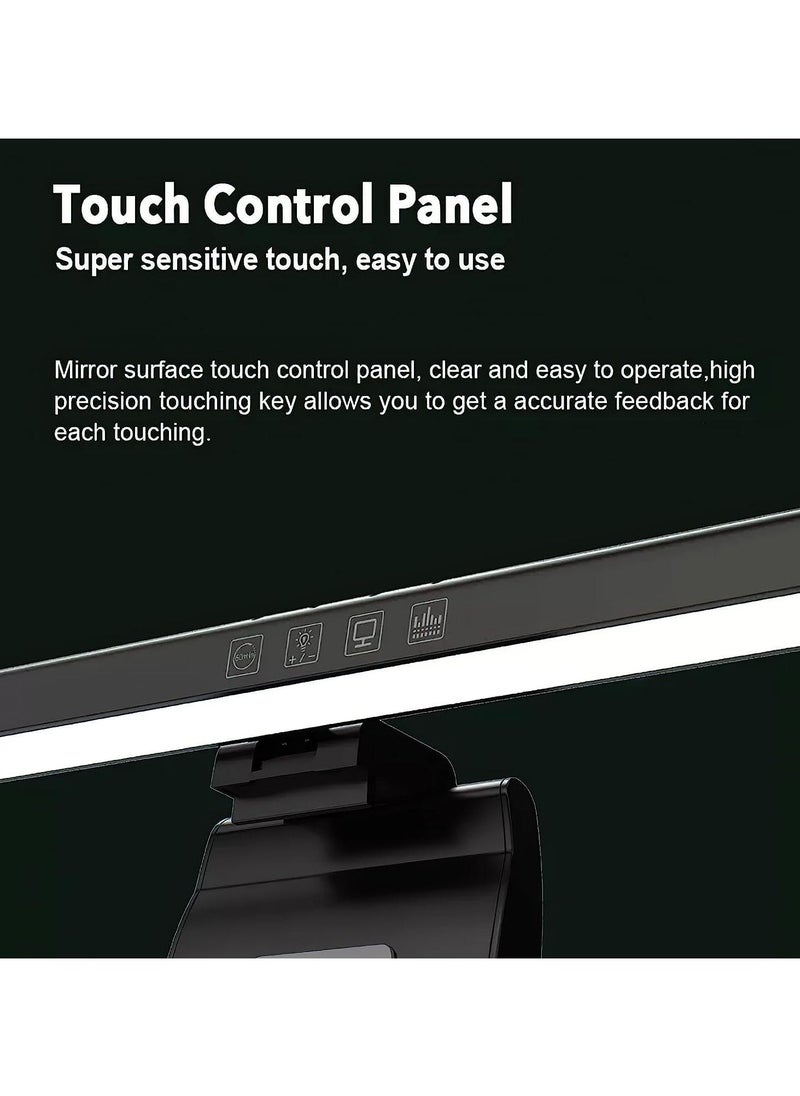 Generic - Glare-Free Screen Monitor Light Bar, USB LED Desk Lamp with 3 Color Temperature Modes, 7 RGB Light Modes with Stepless Dimming for Home/Office - Image 1