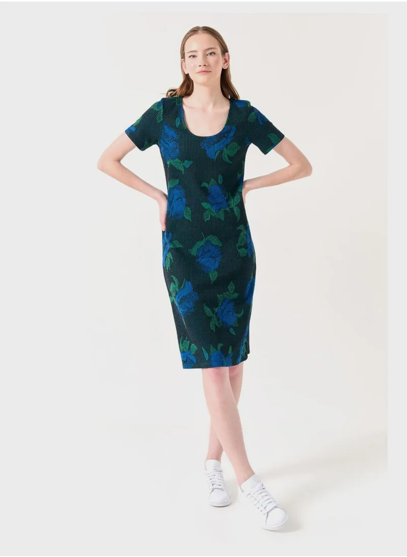 Jimmy Key Floral Printed Dress