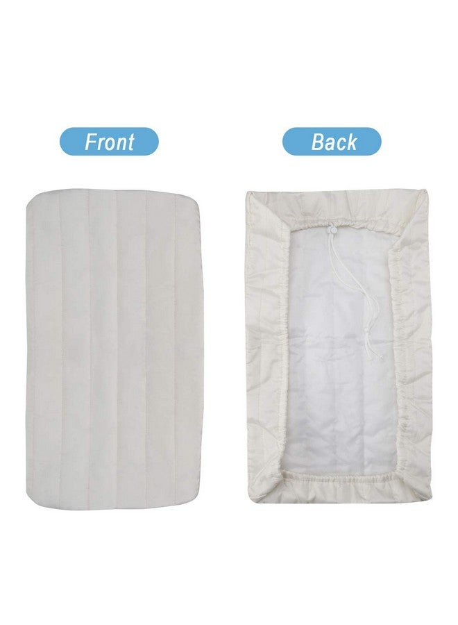 Luxiv غطاء مكيف الهواء الداخلي لوكسيف، حماية وحدة النافذة البيضاء ضد الصدأ غطاء قابل للتعديل لمكيف الهواء الداخلي مع أحزمة مرنة مجانية (21x13x2.5) - Image 3