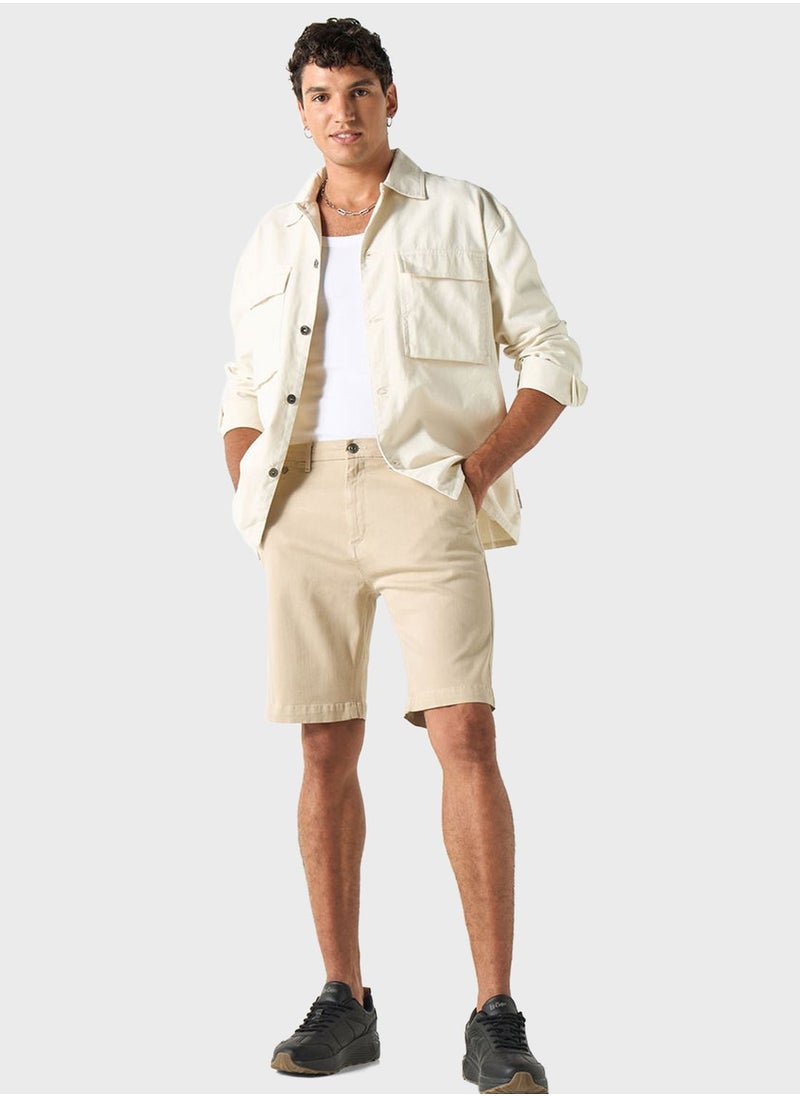 Ecko Unltd. - Drawstring Pocket Detail Shorts - Image 1
