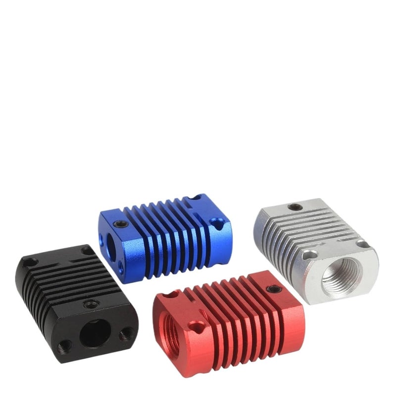 All Metal Hotend Extruder Heatsink Hot Head Mk8 Mk10 For Ender 3 CR10 CR10S 3D Printer Black 4 PCS - Image 4