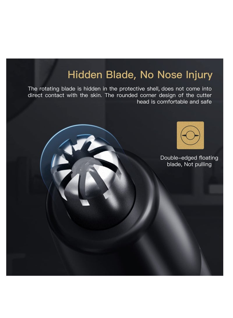 SYOSI Ear and Nose Hair Trimmer, Eyebrow Hair Trimmer for Men Women, Eyebrow & Facial Hair Trimmer, Rechargeable Cordless Eyebrow Removal Clipper Razor Shaver Trimmer, for Hygienic Grooming - Image 3