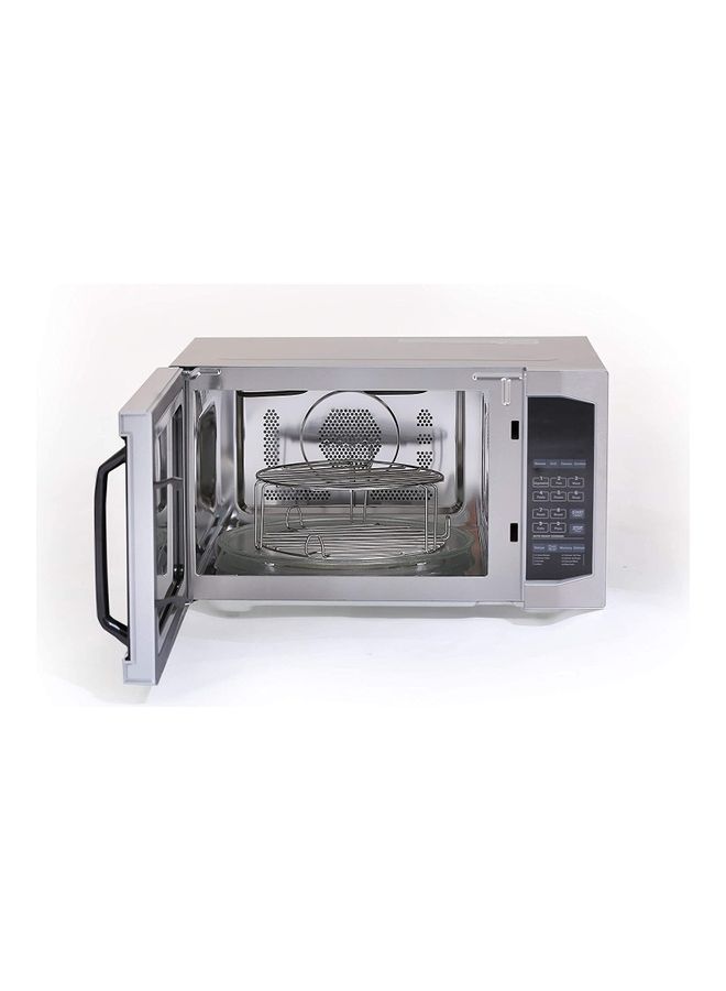Midea 42L Convection Microwave Oven Combination With Grilling Reheating Defrosting And Baking Options LED Display 2700W Maximum Power Child Lock 10 Auto Menus Large Capacity EC042A5L Silver - Image 3