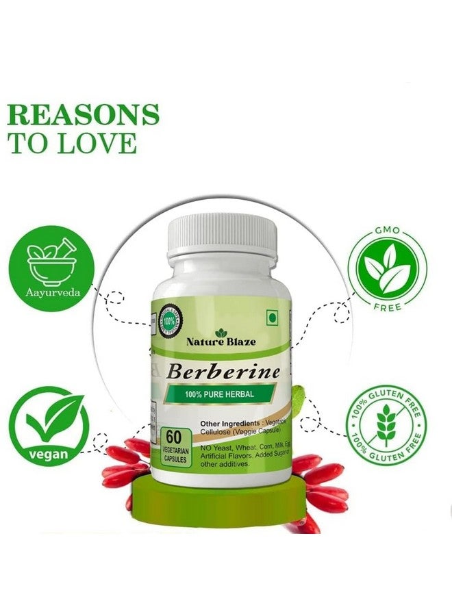 Nature Blaze Organic Herbs Ayurvedic Berberine (60 Capsules) - Image 4