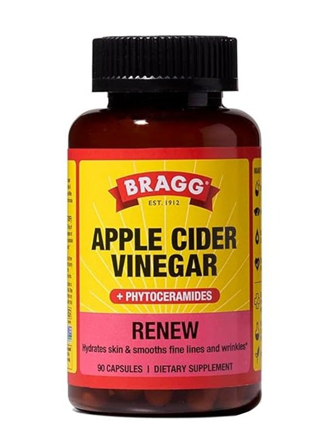 Bragg Inner Glow Apple Cider Vinegar Plus Phytoceramides, 90 Capsules - Image 3