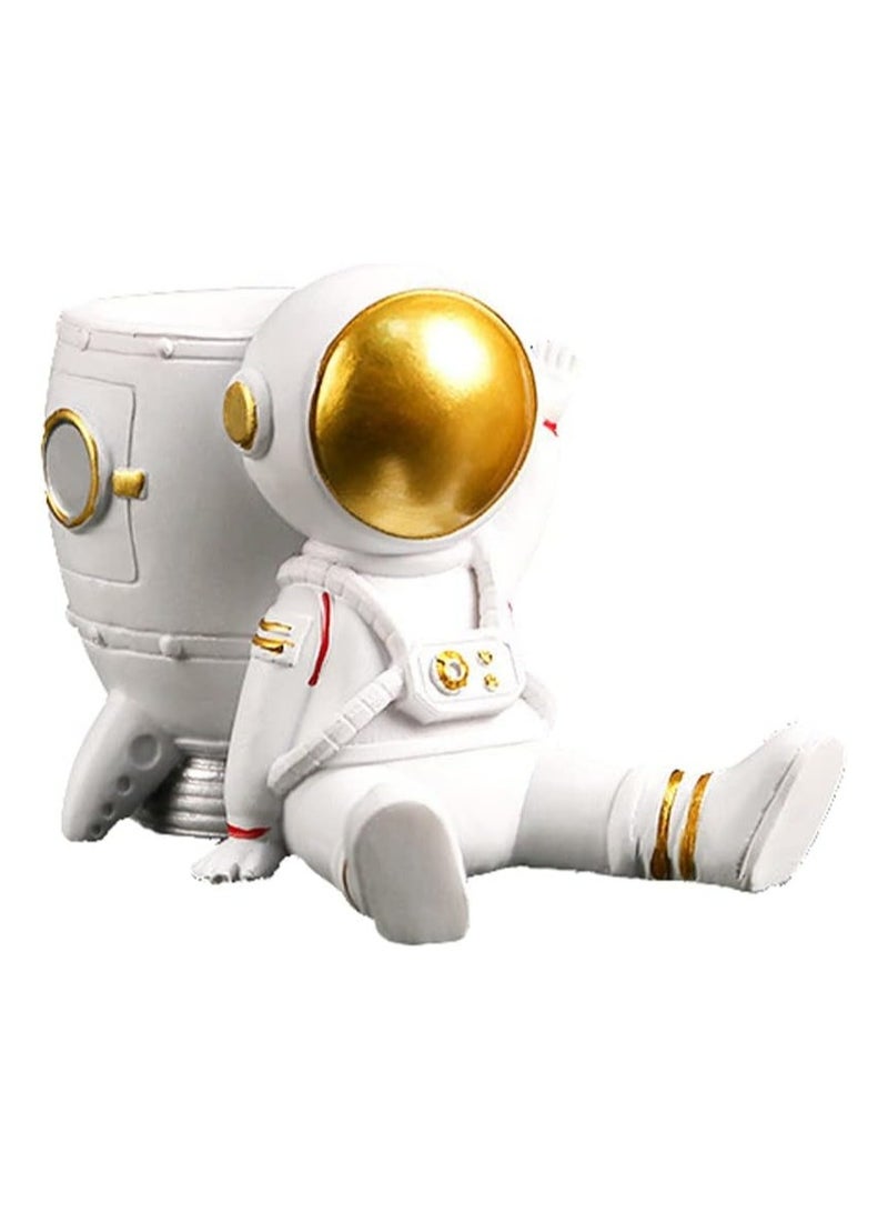 أوزيغالور حامل أقلام بشكل رائد فضاء للأطفال، ديكور مكتبي إبداعي - Image 2