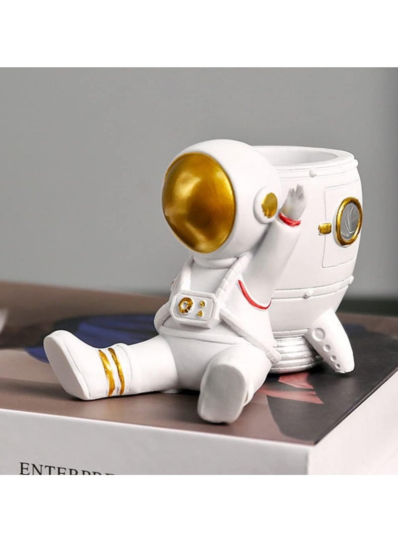 أوزيغالور حامل أقلام بشكل رائد فضاء للأطفال، ديكور مكتبي إبداعي - Image 3