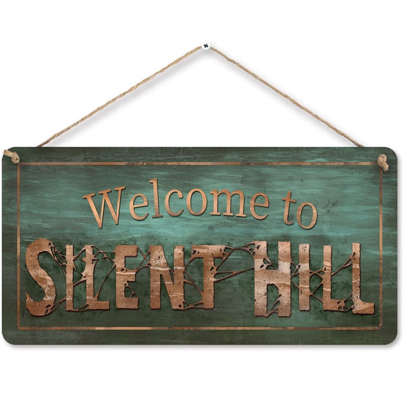 flinelife Welcome to Silent Hill Sign - Image 1