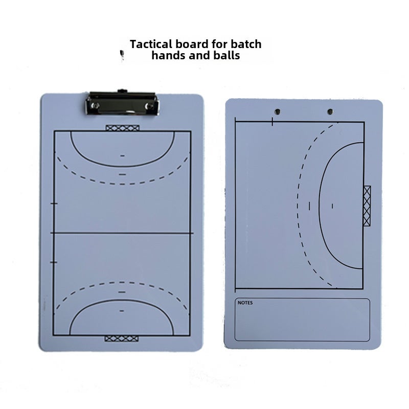 Cross-Border Hot-Selling Basketball Tactical Board Coach Football Tactical Board Erasable Demonstration Command Tactical Coaching Board(Handball matching pen) - Image 1