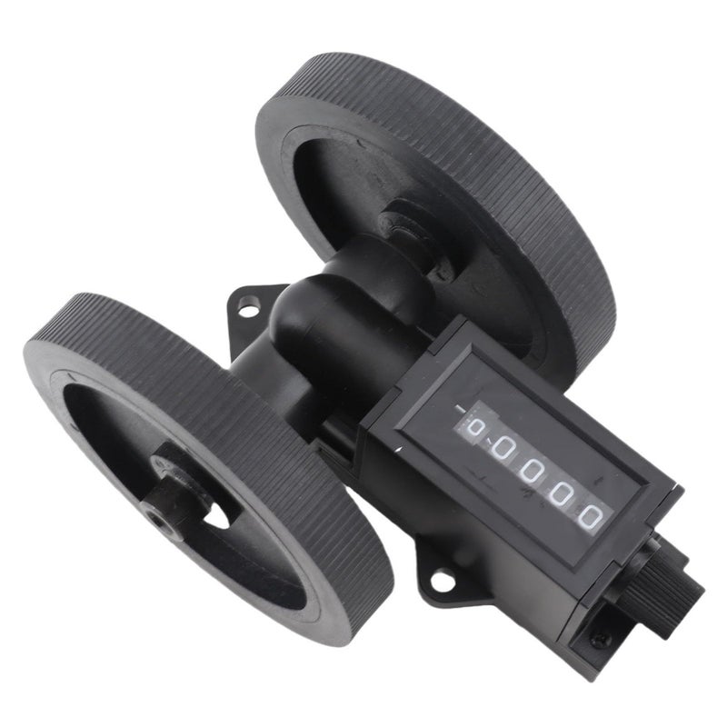 5 Digit Mechanical Length Measuring Tool Rolling Counter Wheel for Textile Plastic Film Leather 0 to 9999.9 Inch Yard Counter with Reset Mechanism - Image 5