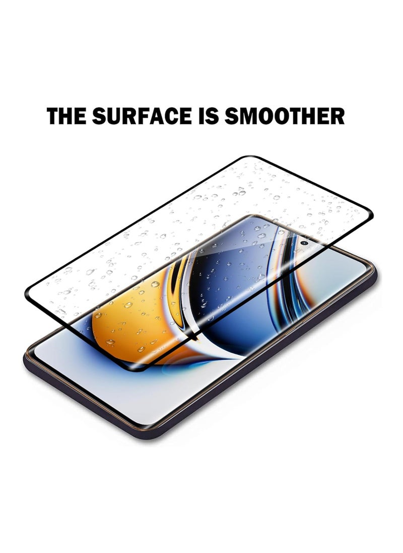 Screen Protector for Realme 11 Pro 5G/Realme 11 Pro+ 5G, 2 Pack 9H Hardness Anti-Scratch Tempered Glass for Realme 11 Pro Plus 5G with Full Coverage, Bubble Free and Touch Sensitive