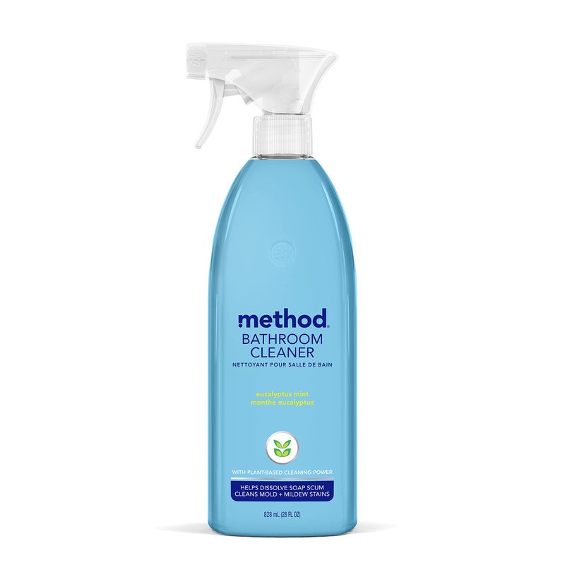 Method Bathroom Cleaner, Removes Mold + Mildew Stains, Eucalyptus Mint, 28 Fl Oz - Image 1