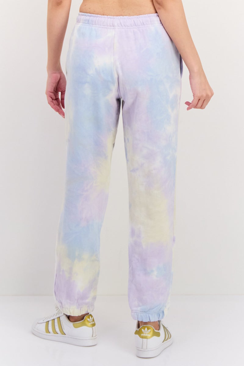 NIA Women Tie-Dye Print Jogger Pants, Sky Blue Combo - Image 3