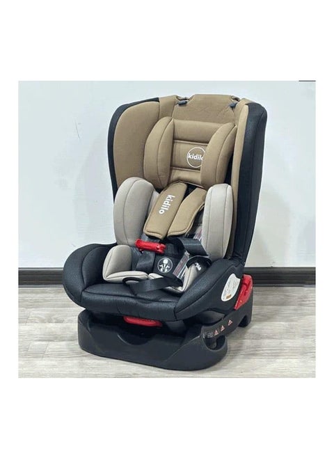 HAPPY KIDDO KIDILO Car Seat, I-Size Booster Child Seat, with 5 Point Harness, Adjustable Headrest, for Toddlers, Infant, Group 1/2/3, 9-36 Kg, Up to 5 Years_MULTICOLOR