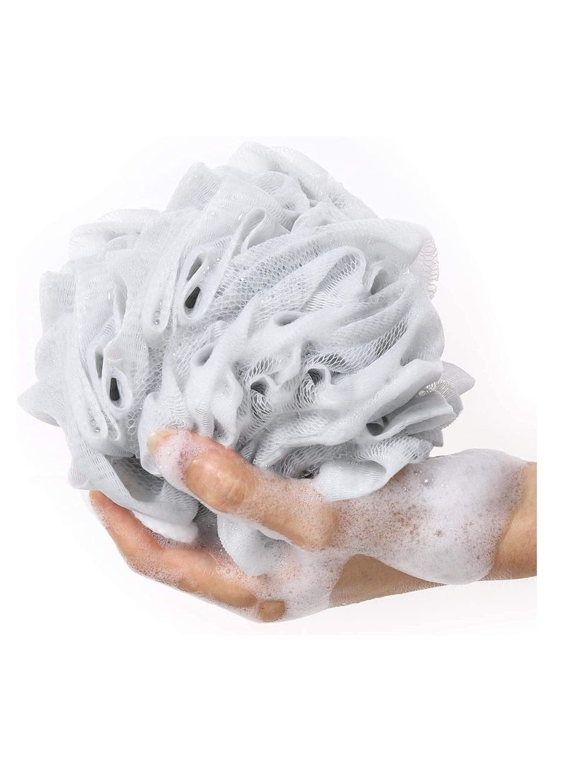 AMM Bath Shower Sponge Pouf Loofahs 4 Packs Each Eco-friendly Exfoliating Mesh Brush Pouf Bath Shower Ball Sponge-Exfoliate Cleanse  Soothe Skin - Image 2