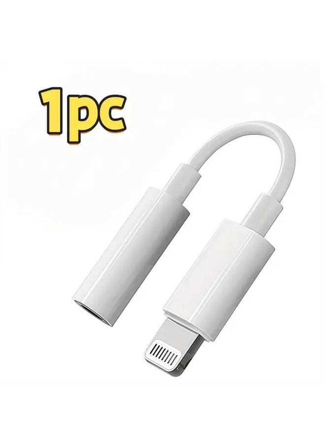 3 5mm Headphone Adapter Cable Lightning to Aux Audio Jack for iPhone Apple Devices - Image 1