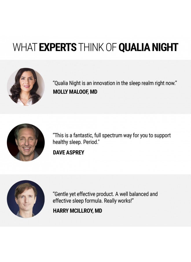 NEUROHACKER COLLECTIVE Qualia Night Sleep Aid Nonhabit Forming Sciencebacked Supplement For Deep Refreshing Sleep  - Image 3