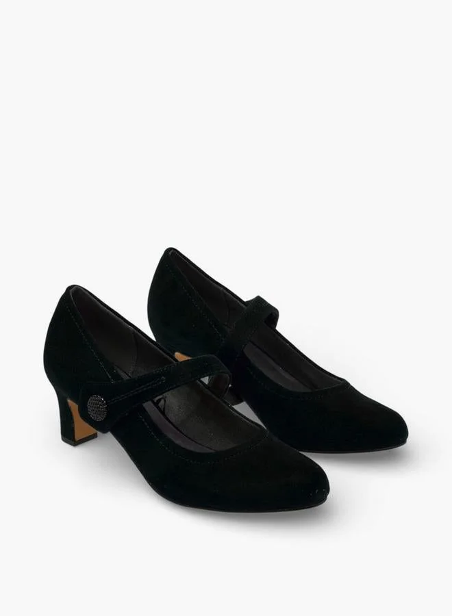 لو كونفورت Women Block Heel Mary Jane Shoes