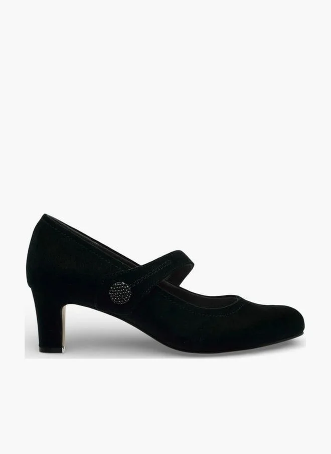 لو كونفورت Women Block Heel Mary Jane Shoes