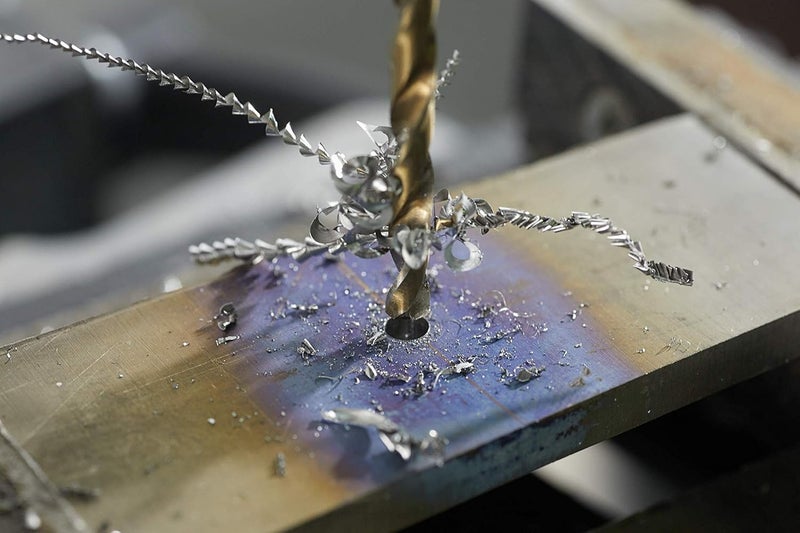 BOSCH CO2143B 1-Piece 1/4 in. x 4 in. Cobalt M42 Metal Drill Bit with Three-Flat Shank for Drilling Applications in Stainless Steel, Cast Iron, Titanium, Light-Gauge Metal, Aluminum - Image 4