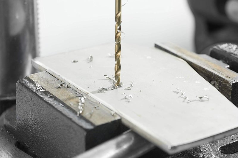 BOSCH CO2143B 1-Piece 1/4 in. x 4 in. Cobalt M42 Metal Drill Bit with Three-Flat Shank for Drilling Applications in Stainless Steel, Cast Iron, Titanium, Light-Gauge Metal, Aluminum - Image 3