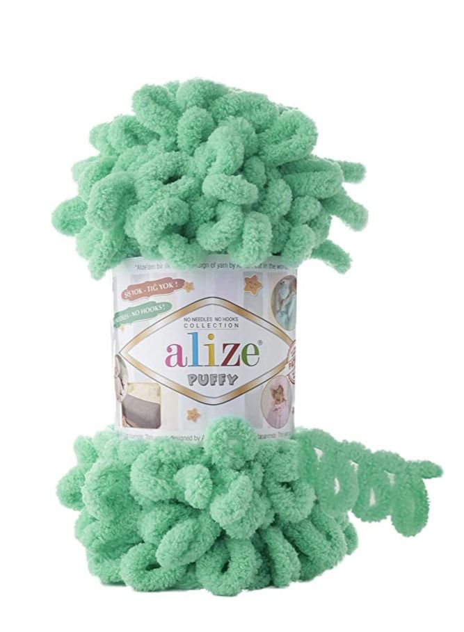 ALIZE PUFFY HAND KNITTING YARN COLOR NO.741 (PACK OF 3PCS)