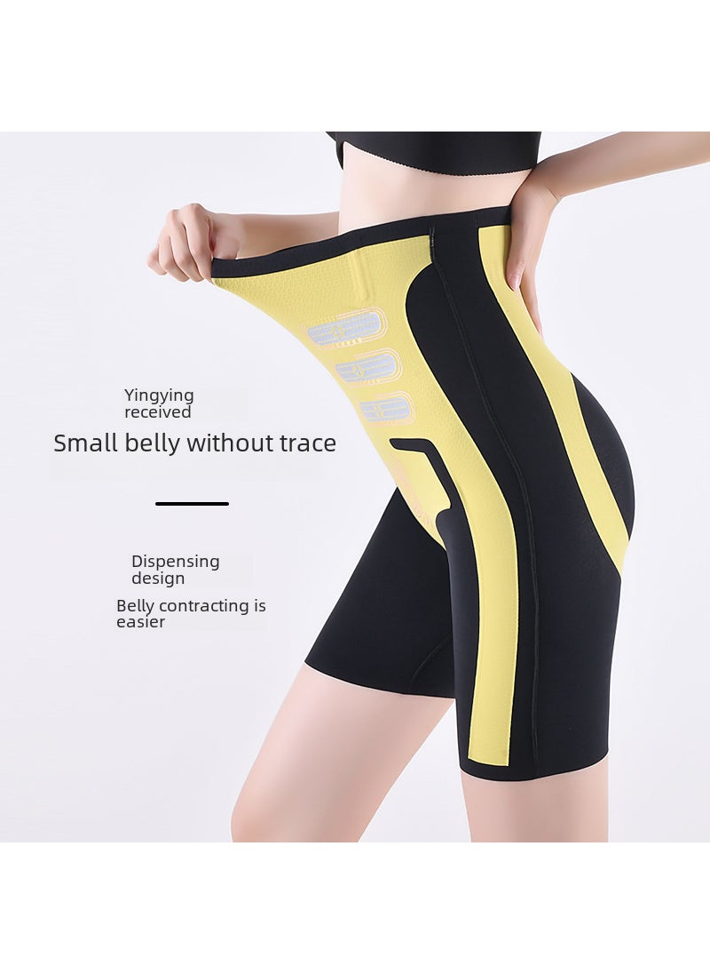 Generic - Intelligent Body Carving Hover Pants Postpartum Abdomen Shaping Yoga Sports Base Safety Anti Exposure Flat Corner Pants Black - Image 1