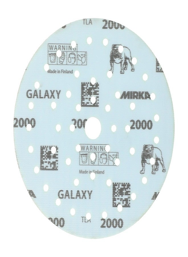 Mirka Galaxy Multifit Sandpaper 6 inch (150mm) - Grit 2000, 50 Discs/Pack - Premium Abrasive for Epoxy Resin, Wood, Metal - Non-Clogging, Self-Sharpening Technology - Ideal for Power Sanders - Image 2