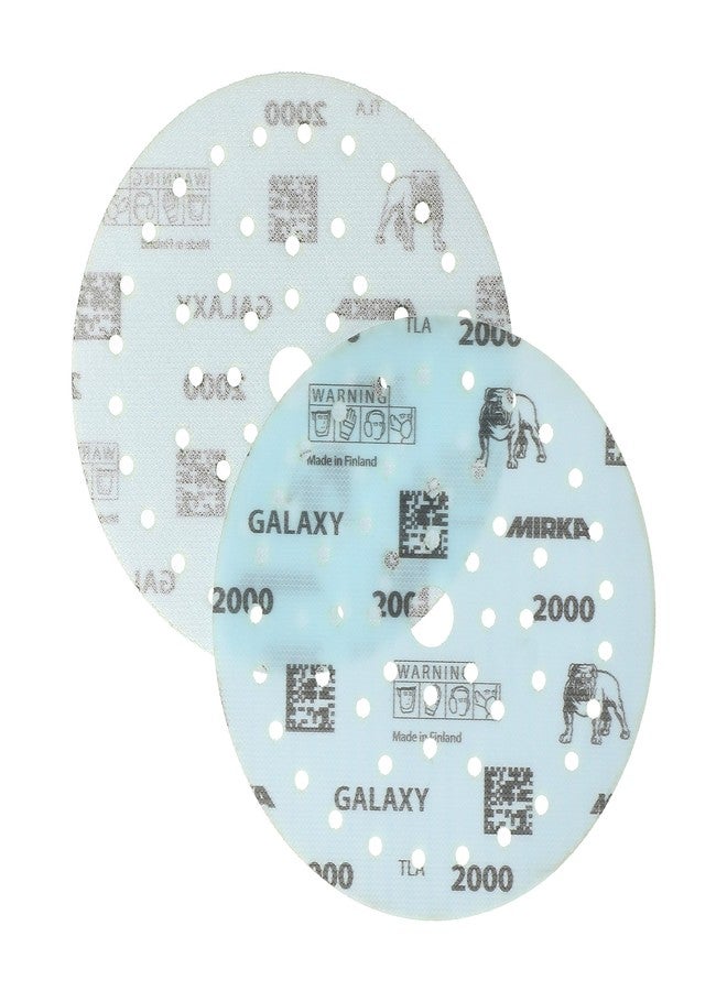 Mirka Galaxy Multifit Sandpaper 6 inch (150mm) - Grit 2000, 50 Discs/Pack - Premium Abrasive for Epoxy Resin, Wood, Metal - Non-Clogging, Self-Sharpening Technology - Ideal for Power Sanders - Image 3