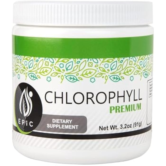 Epic Black Label Premium Chlorophyll Powder Dietary Supplement. Natural Chlorophyll That is Potent and Effective, Easy to Take with a Touch of Mint. - Image 1