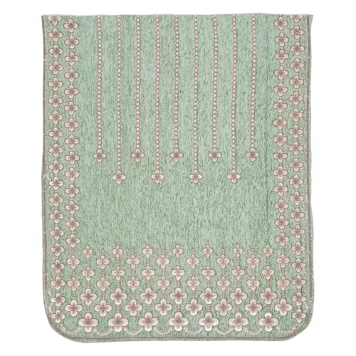 MORADO Chenille 5 Seater Sofa Set Slipcover for Living Room, Drawing Room and Offce Star Pattern (3 Sitting +3 Slip Sofa Cover + 2 Sitting +2 Back Sofa Cover) - Light Green - Image 2