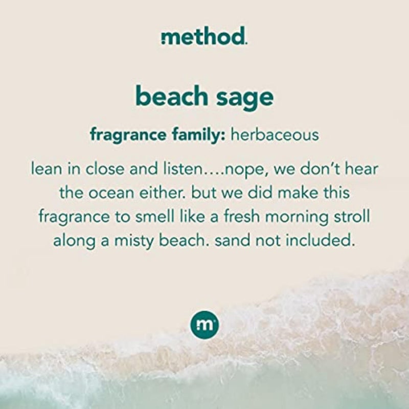Method Concentrated Laundry Detergent, Beach Sage, 66 Loads (4 Count), 53.5 Fl Oz (Pack of 4) - Image 3