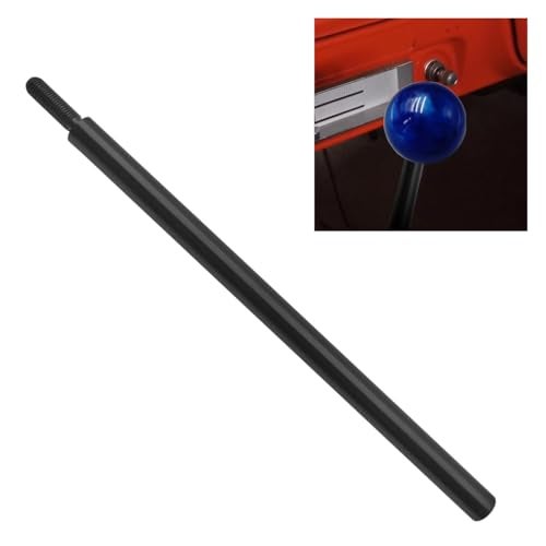 KITUREK 10 Inch Aluminum Alloy Car Shift Knob Extender M10 X 125 Manual Gear Shifter Lever Extension Rally Drift Compatible with Most Vehicle M10X125 10 Inch - Image 1