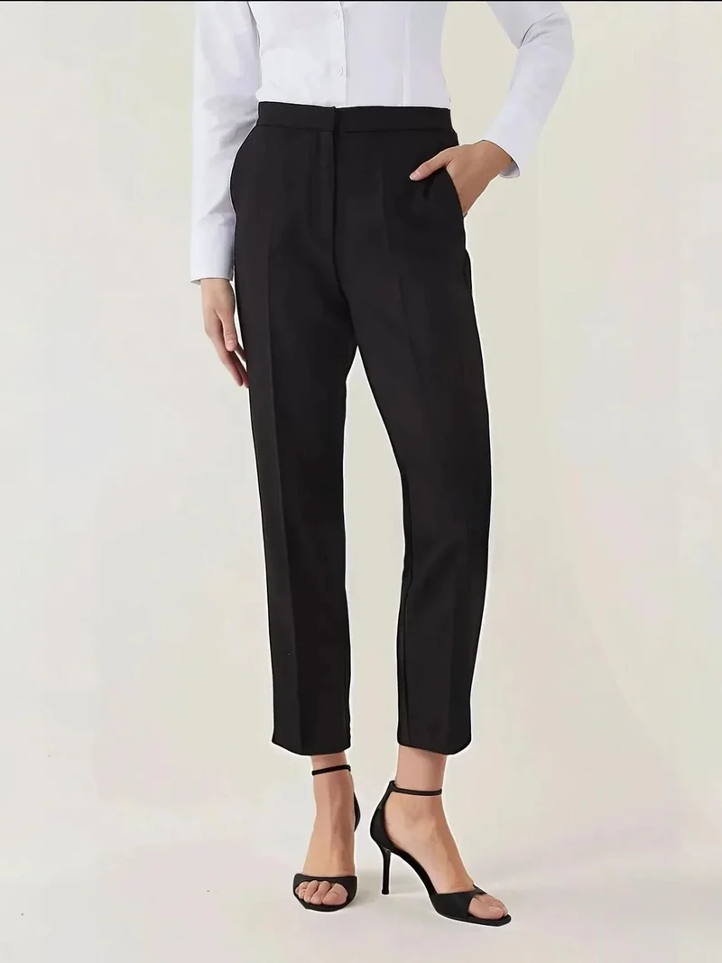HICCUP High Waist Straight Leg Pants