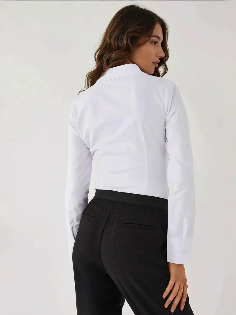 Hiccup Black High Waist Straight Leg Pants for Women | Best Price UAE