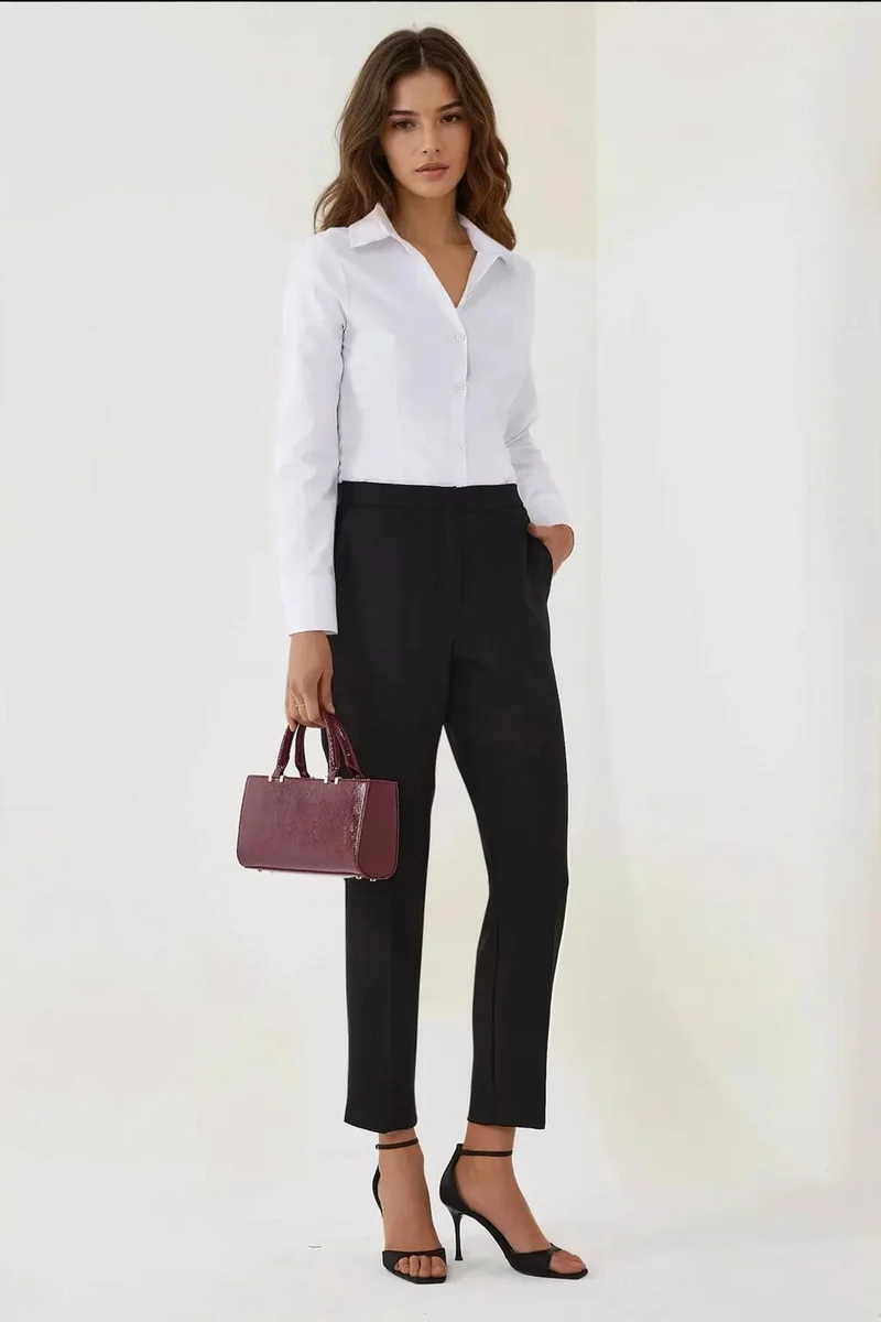 Hiccup High Waist Straight Leg Pants
