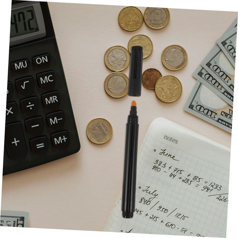 4 Pack Chisel Tip Money Detection Pen Portable Currency Verification Marker for Shops Banks - Image 5