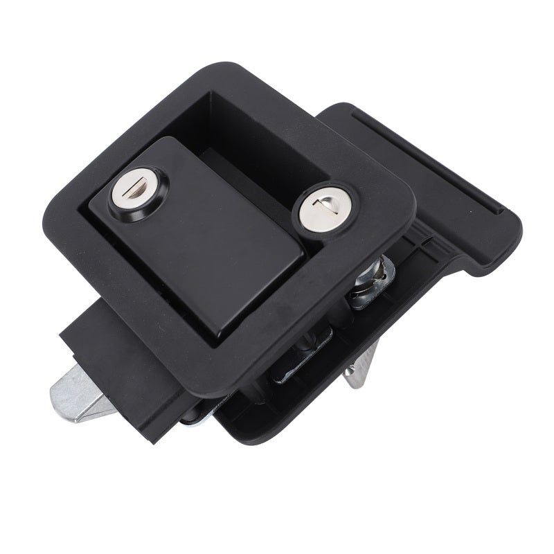 Zinc Alloy RV Door Lock With Dust Protection Foam Paddle Handle - Dual Lock Design For Travel Trailers - Image 4