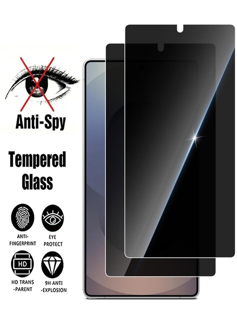 Youque Samsung Galaxy S26 Ultra 3-Pack HD Full Privacy Anti-Peeping Screen Protector, Anti-Peeping Tempered Glass Screen Protector with Camera Lens Protector Compatible with Samsung Galaxy S26 Ultra - Image 2