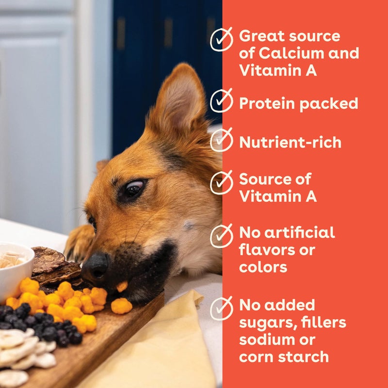 Pupford Cheese Crunchies, All-Natural, Healthy, Freeze Dried, Single-Ingredient Treat for Dogs & Puppies (Cheddar, 7.50 oz) - Image 3