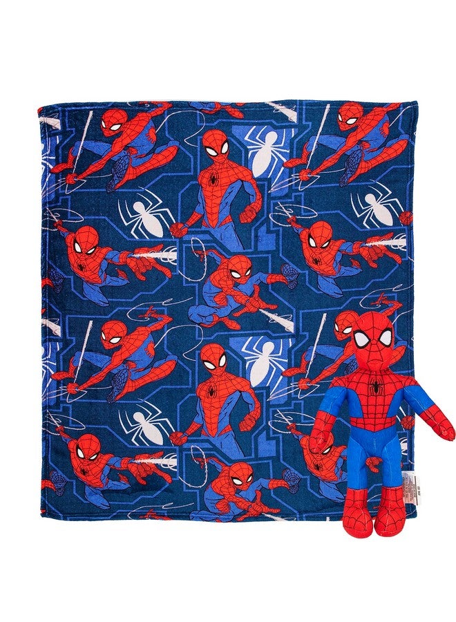 Northwest Northwest Character Hugger Pillow & Silk Touch Throw Blanket Set, 40" x 50", Spider-Man - Fearless Spidey  - Image 1