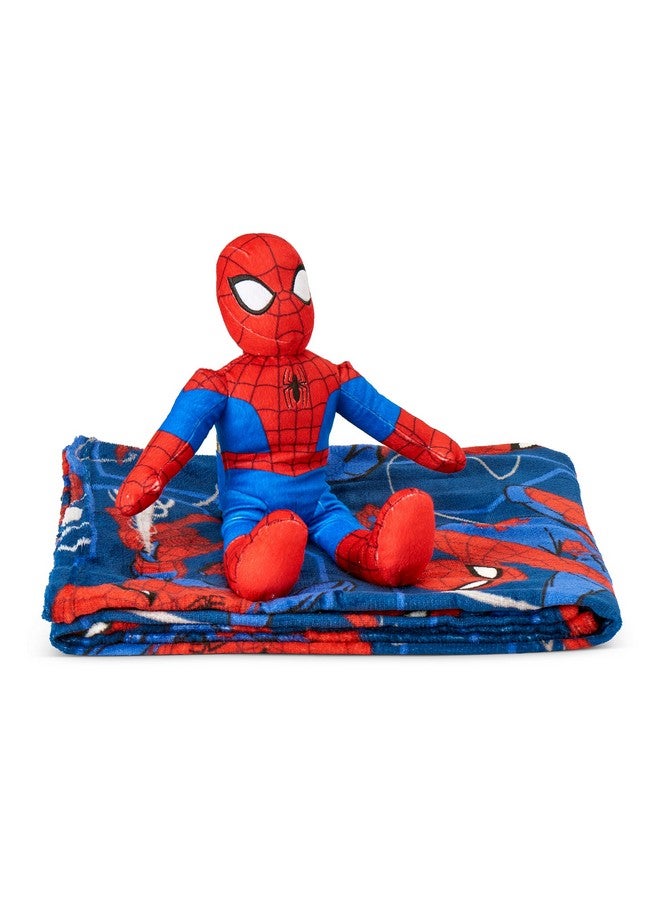 Northwest Northwest Character Hugger Pillow & Silk Touch Throw Blanket Set, 40" x 50", Spider-Man - Fearless Spidey  - Image 4