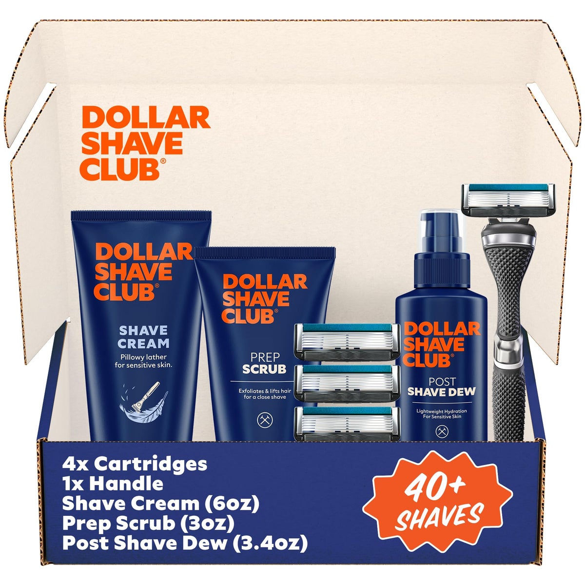 DOLLAR SHAVE CLUB Dollar Shave Club Ultimate Shave Set 4 Extra Close ...