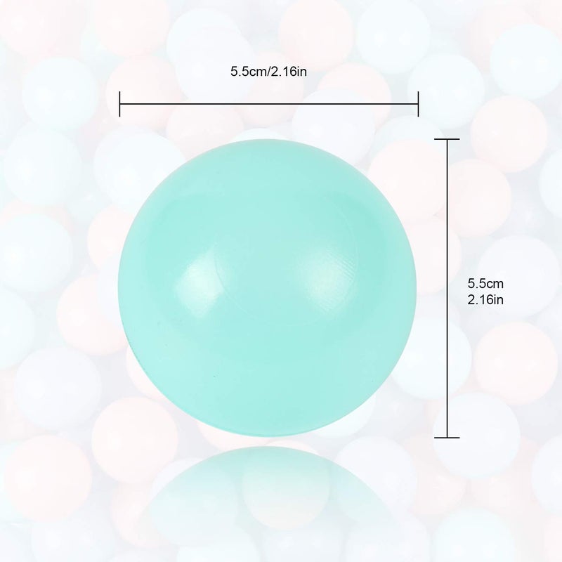 TRENDBOX 100 pcs Macaron Ball Pit Balls Plastic Balls for Ball Pit Pool Playpen Babies Kids Children Birthday Parties (100 pcs) - Image 2