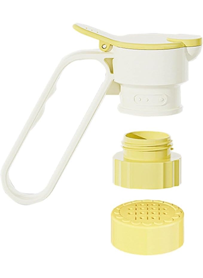 Birudmart Birudmart LeakProof Oil Filtering Pourers Liquid Cap with Handle for Oil Bottle Dispenser Home Kitchen Use Multicolour 2 Pcs  - Image 2