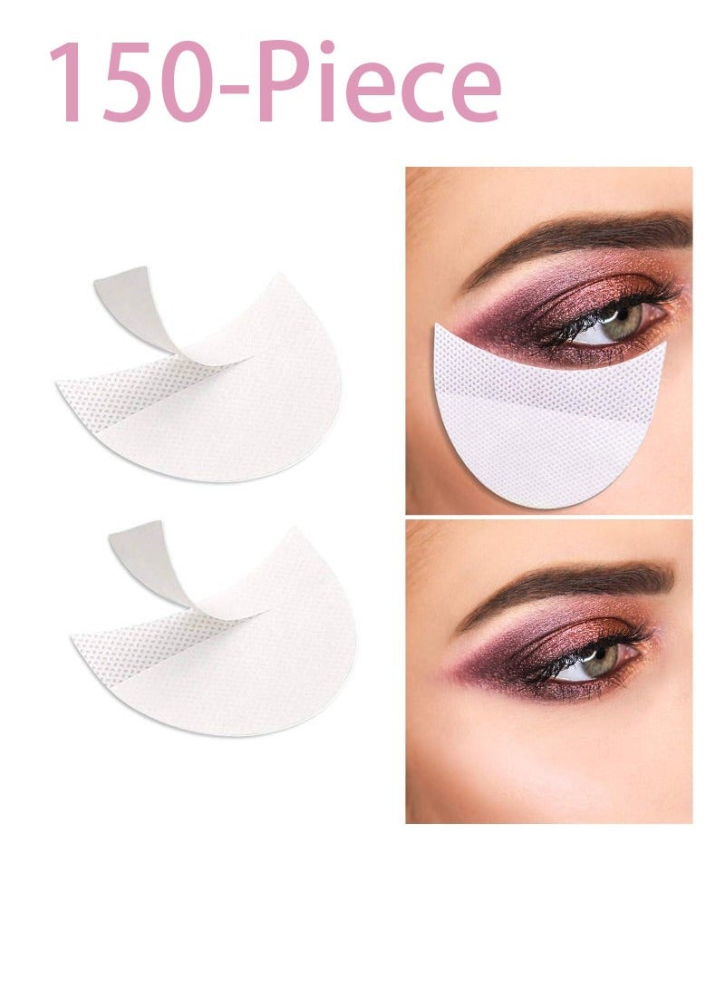 Generic 150-Piece Professional Eyeshadow Pads Stencils Lint Free Under Eye Pads Eyeshadow Patches For Eyelash Extensions/Lip Makeup  - Image 1